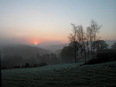 The Front Garden At Uphill Farm